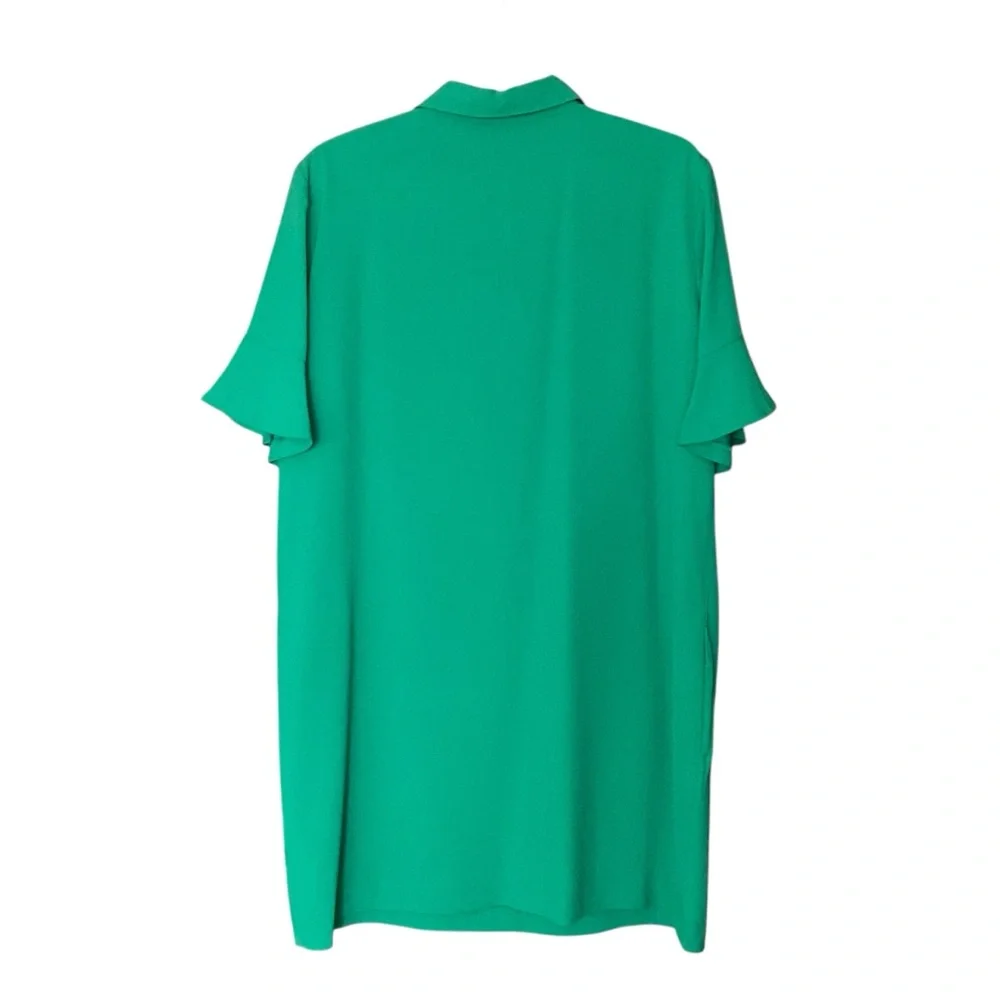 💝 Banana Republic Collared Flutter Sleeve Polo Dress - Picture 5 of 14